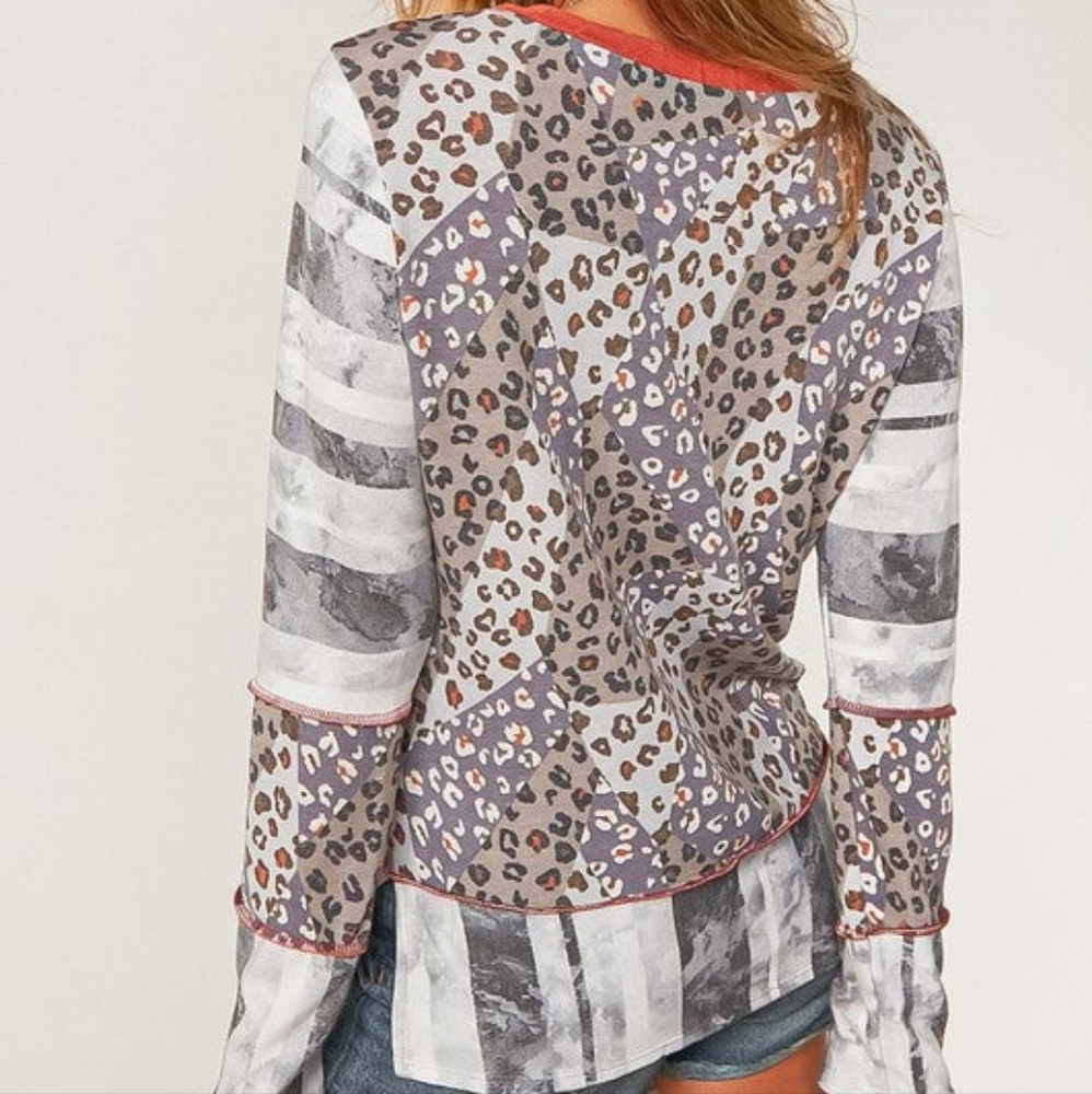 Grace Patchwork Top - Picture 3 of 5